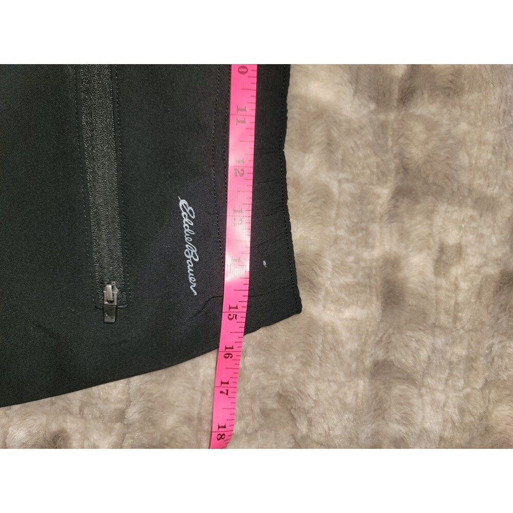 Eddie Bauer Women's Black Fleece Lined Pants Medium Elastic Waist Drawstring - Picture 6 of 6
